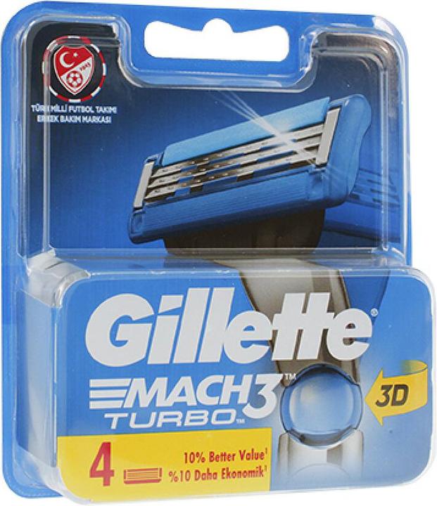 Produktbild Gillette MACH 3 Turbo (4x)