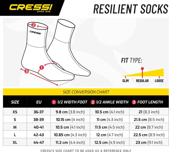 Actual product image Cressi Resilient (3 mm, L)