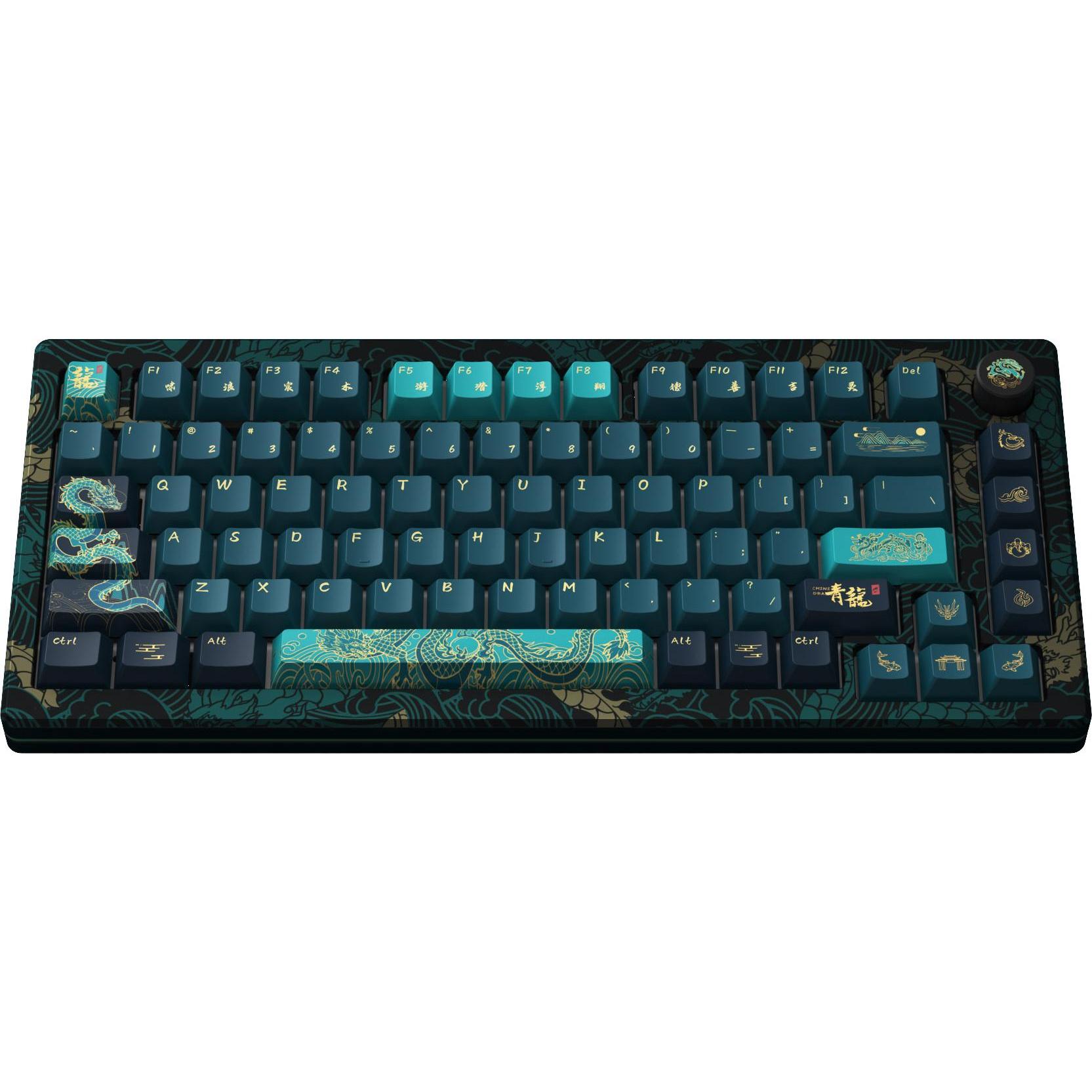 Akko MOD 007B V3 HE (US, Kabelgebunden), Tastatur, Blau