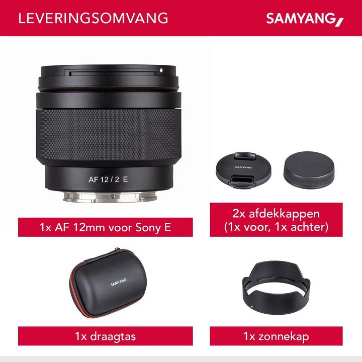 Produktbild Samyang AF 12mm f/2.0 Sony E (Sony E, APS-C / DX)