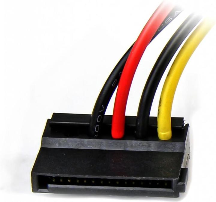 Actual product image StarTech Lp4 To Left Angle Sata Adapter (15.20 cm, SATA)