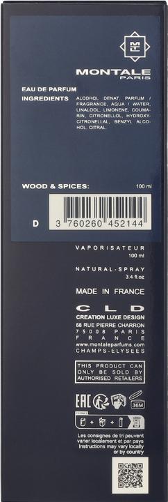 Actual product image Montale Wood & Spices (Eau de parfum, 100 ml)