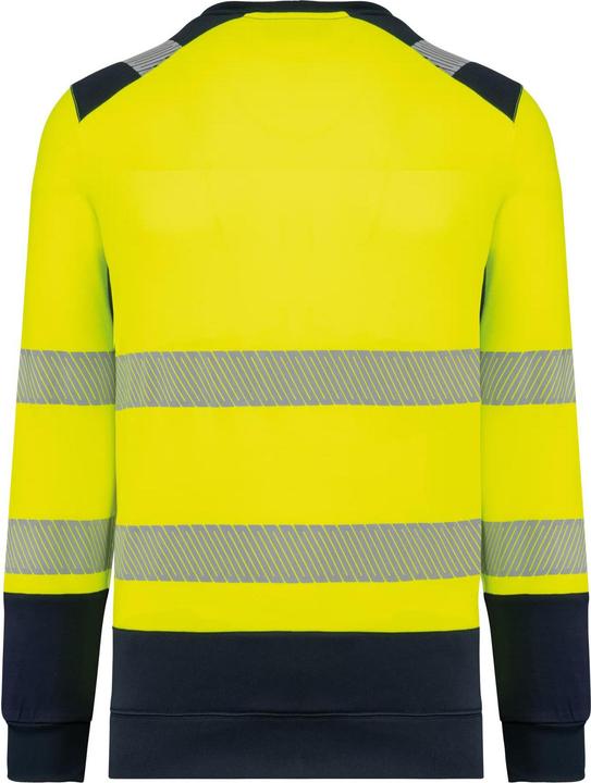 Kariban Recycelter Sicherheits-Sweatshirt mit Rundhalsausschnitt