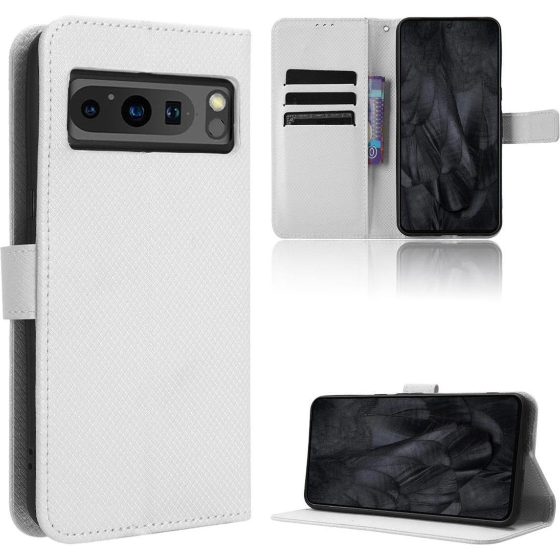 König Design Hülle Handy Schutz für Google Pixel 8 Pro Case Cover Klapp Tasche Bumper Etuis (Google Pixel 8 Pro), Smartp...
