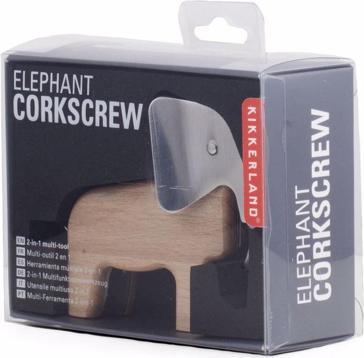 Actual product image Kikkerland Elephant (Corkscrew)