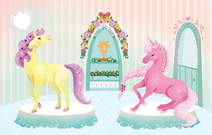 Actual product image My glittery sticker book. Unicorns