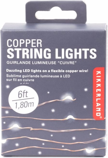 Image du produit Kikkerland Lumières de cuivre (1.80 m)