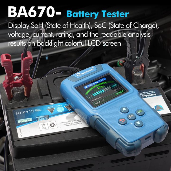 Actual product image Leagend BA670 OBD II Scanner & Batterien Tester