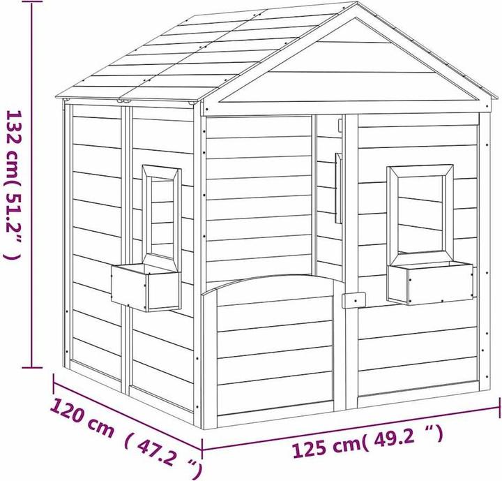 Image du produit vidaXL Spielhaus