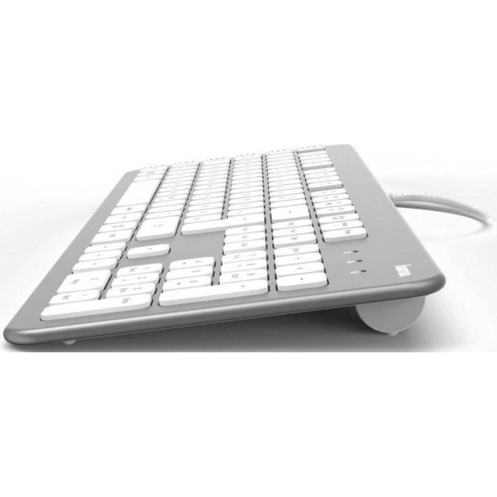 Thumbnail - Hama KC-700 (DE, Kabelgebunden), Tastatur, Weiss