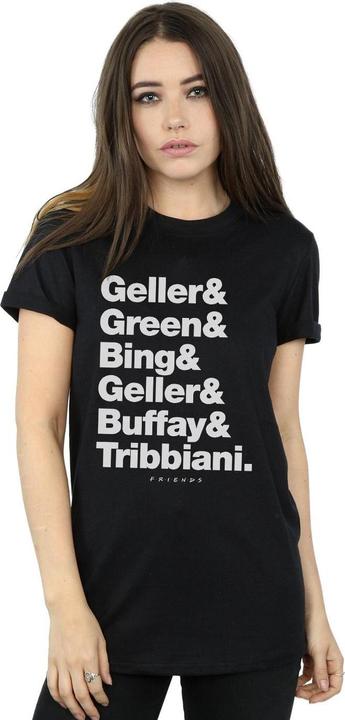 Produktbild Friends Surnames Text TShirt (3XL)