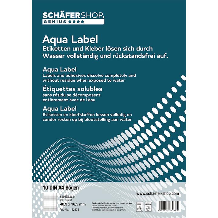 Actual product image Schäfer Shop Water soluble labels