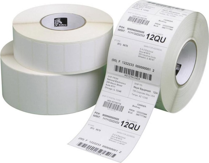 Actual product image Zebra Thermal labels