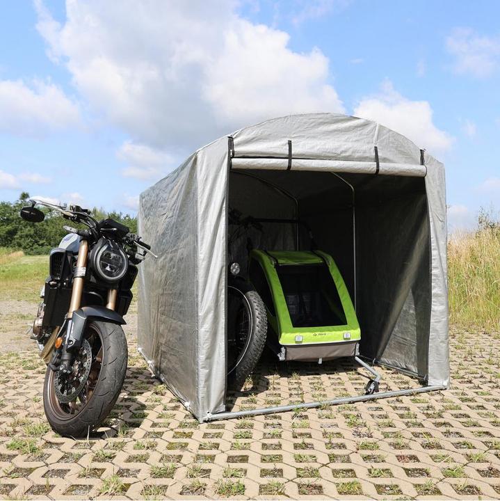 Produktbild Novaterra Fahrrad-Garage, anthrazit 160 x 219 x 165 cm