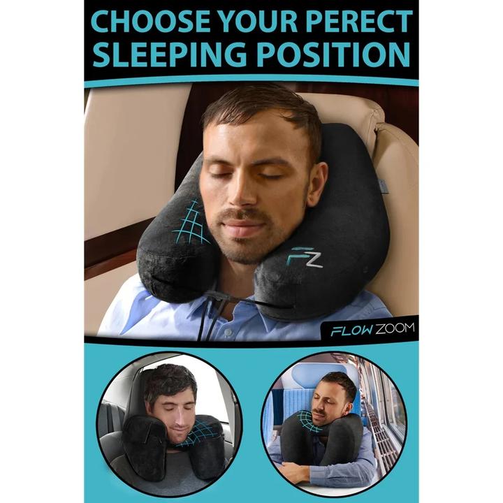 Immagine prodotto Flowzoom Cuscino AIR - Cuscino gonfiabile per il collo (Cuscino per testa e collo)