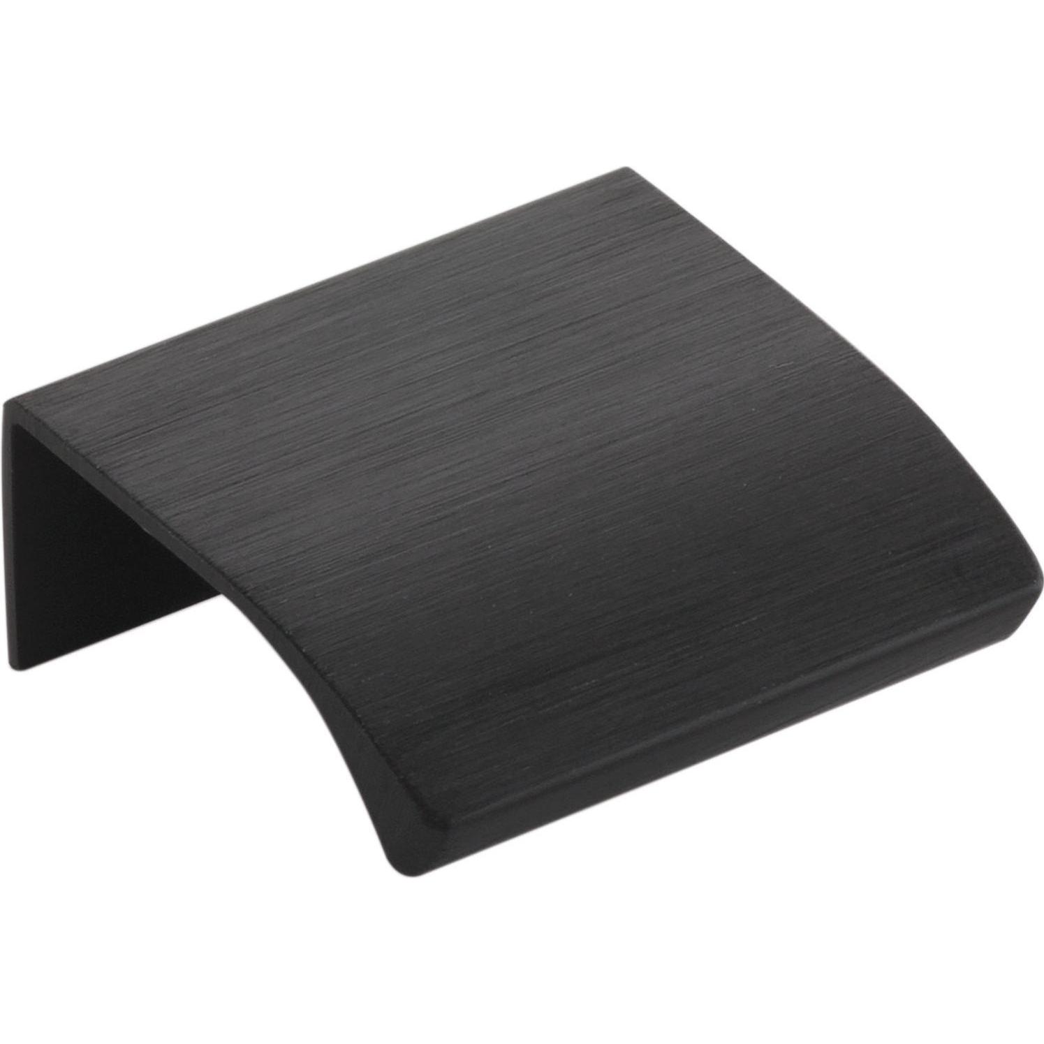 Furnipart, Möbelgriff, Griffleiste Möbelgriff Edge Straight LA 20mm L 40mm Alu schwarz matt