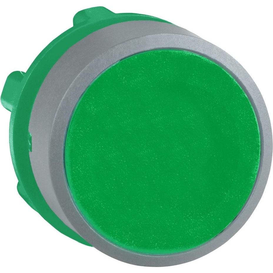Schneider Electric Drucktaster, Front, Kunststoff, tastend, ZB5AA3C0, Taster + Schalter, Grün