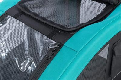 Produktbild Trixie Hondenfietskar Limited Edition Zwart / Turquoise (Hund, Reflektoren)