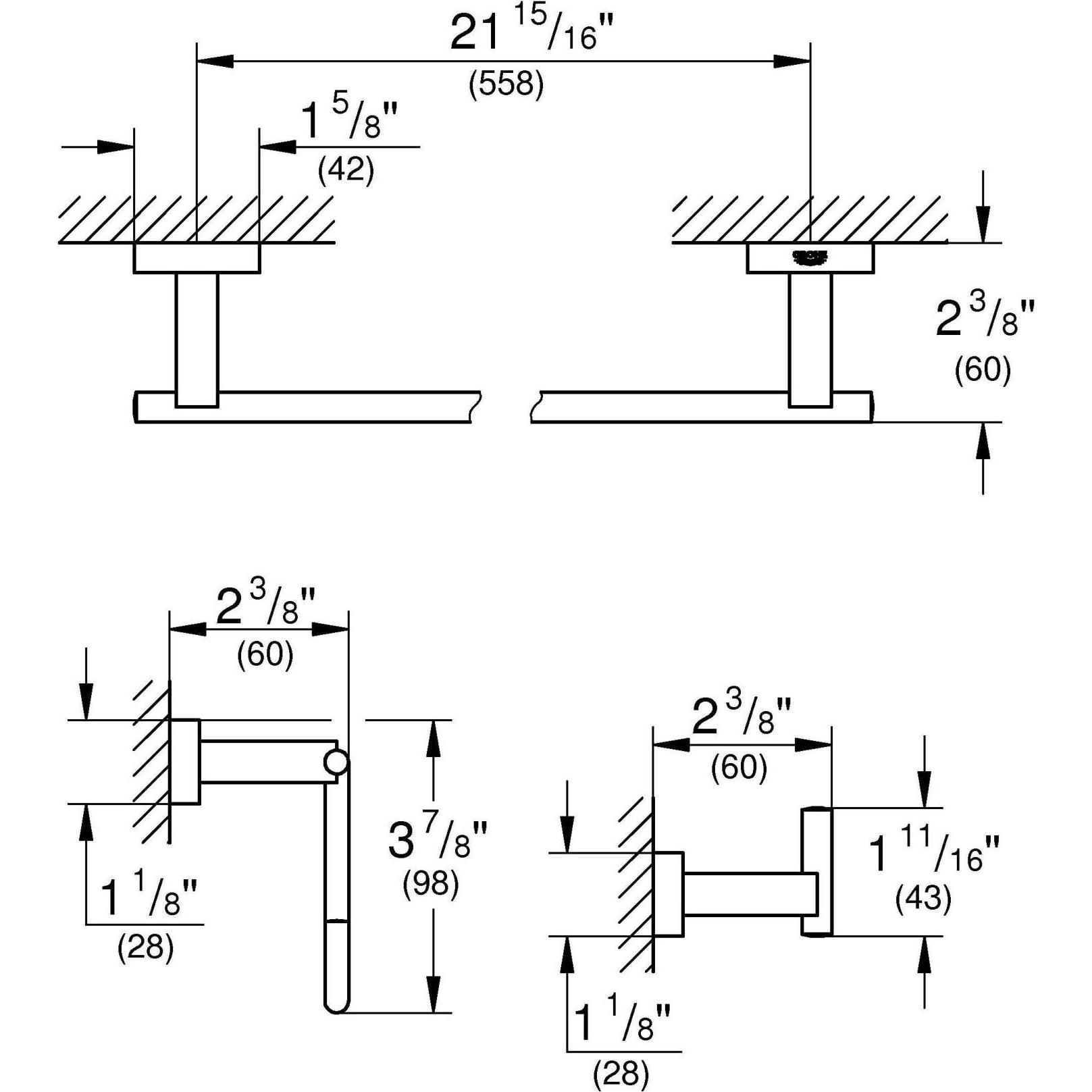 Thumbnail - Grohe, Handtuchhalter + Handtuchhaken, Essentials