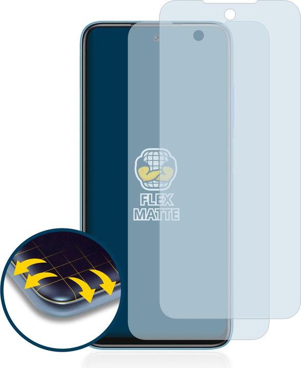 Productafbeelding BROTECT Volledige bedekking Matte Scherm Beschermer (2 Stuk, Xiaomi Redmi 10)