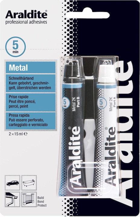 Actual product image Araldite Metal glue, tube (60 g, 30 ml)