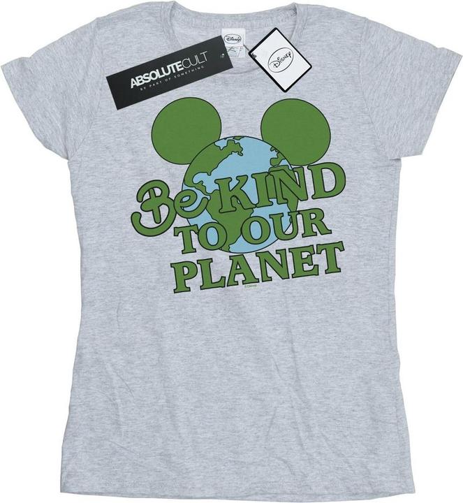 Actual product image Disney Womens/Ladies Mickey Mouse Be Kind Cotton T-Shirt (XL)