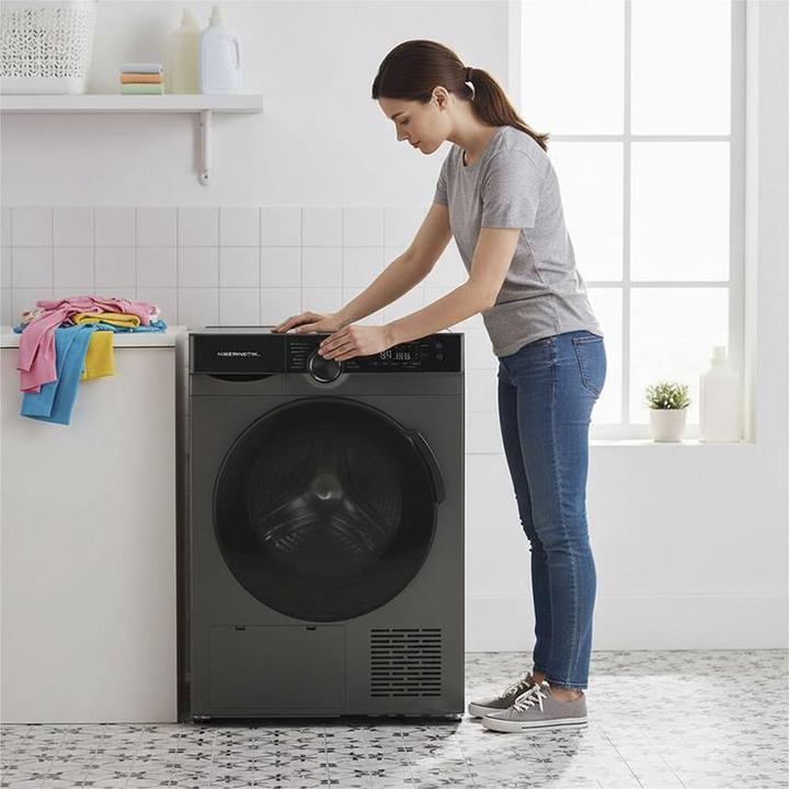 Actual product image Kibernetik SmartEdition SET514 9kg Wärmepumpentrockner C Titan (9 kg, Right)
