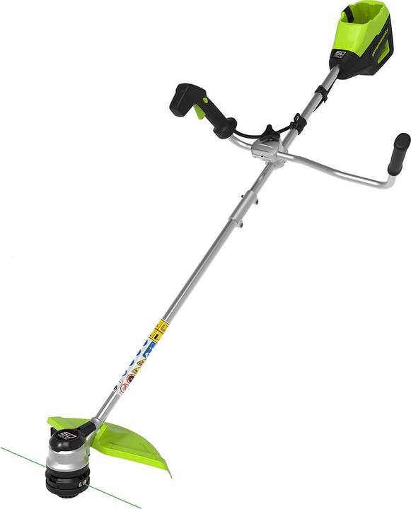 Greenworks GD60BCB (Metallschneideblatt, Trimmfaden)