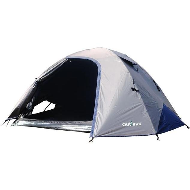 Outliner 3-person tent UV50+, brown (4.10 kg, 3 Personen) (57617851)