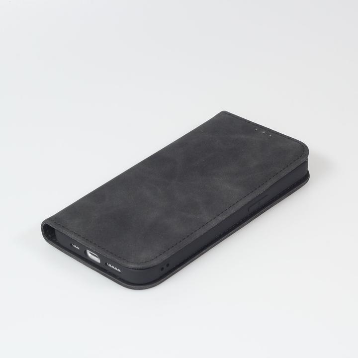 Image du produit PhoneLook Etui cuir Flip Wallet vintage avec fermeture aimantée et compartiment cartes (Apple iPhone 15)