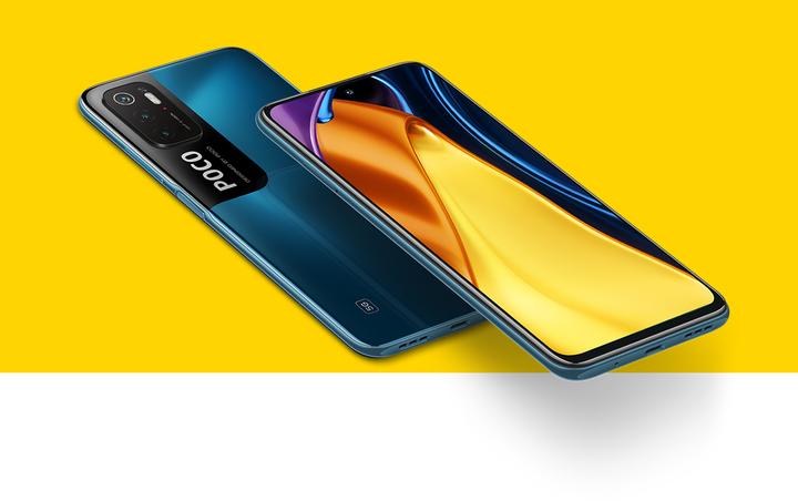 Actual product image Xiaomi Poco M5 Pro (64 GB, Cool Blue, 6.50", Hybrid Dual SIM, 5G)