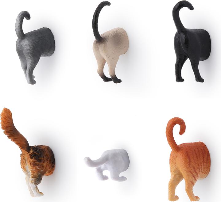 Actual product image Kikkerland Cat Butt (6 x)