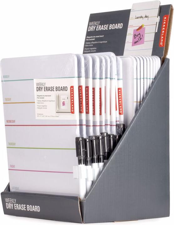 Image du produit Kikkerland Dry Erase Board Weekly (19 x 24 cm)