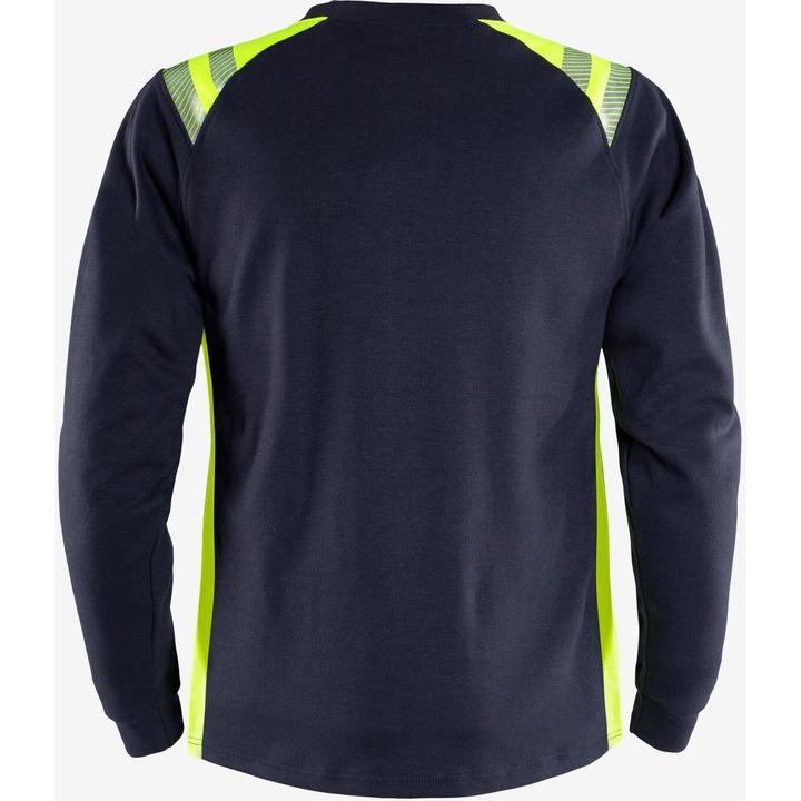 Produktbild Fristads Flamestat Damen T-Shirt, la 7358 ATS Grösse 3XL Marine/Warnschutz-Gelb (3XL)