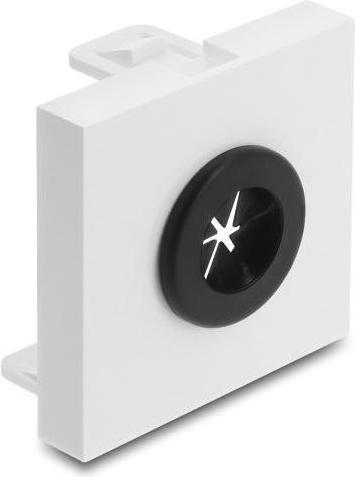 Immagine prodotto Delock Easy 45 Kabeldurchführung rund Ø 14 mm weiss / schwarz (Foro cavo, 4.50 cm)