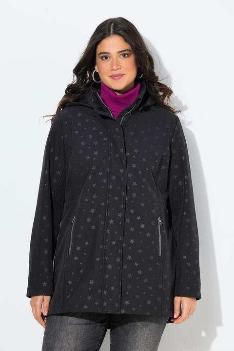 Actual product image Ulla Popken HYPRAR Star Print Softshell Jacket (62)
