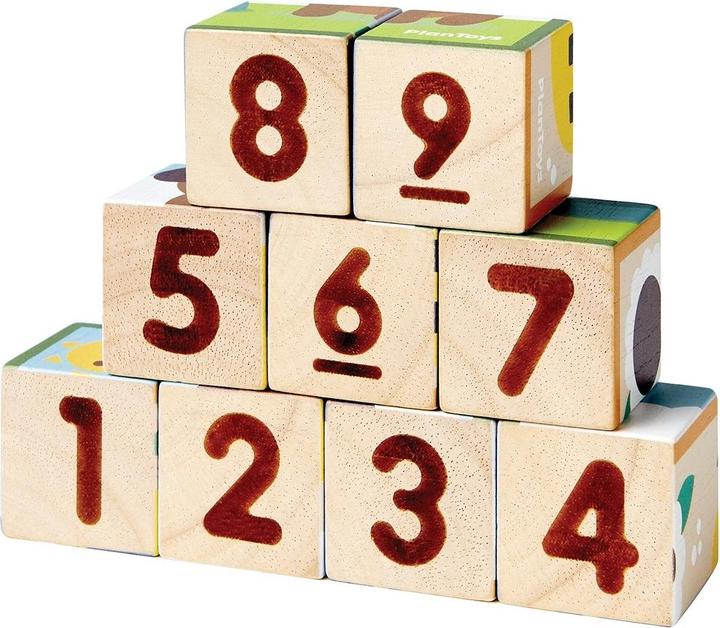 Produktbild Plantoys Tier Würfelpuzzle (9 Teile)