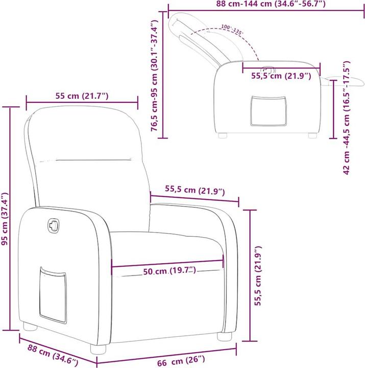 Produktbild vidaXL Relaxsessel