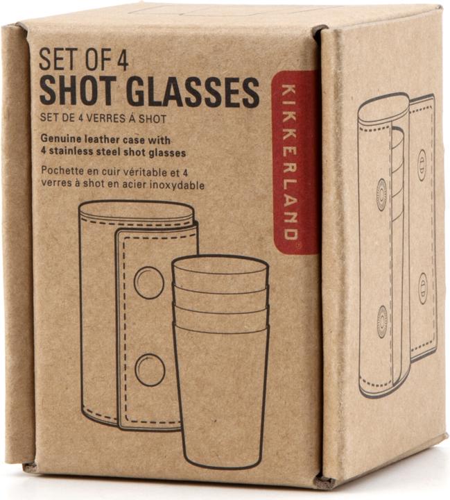 Actual product image Kikkerland Shot (0.20 dl, 4 x, Shot glass)