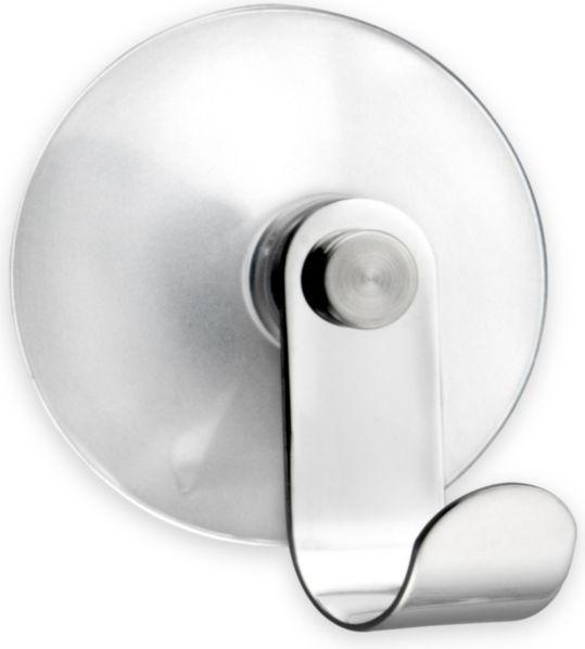 Inofix Crochet à ventouse Bill, argent, 2 pièces (1 kg)