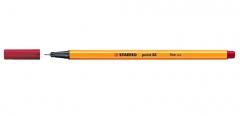 Image du produit STABILO Fineliner point 88 10 Stück, Dunkelrot (Rouge foncé, 10 x)