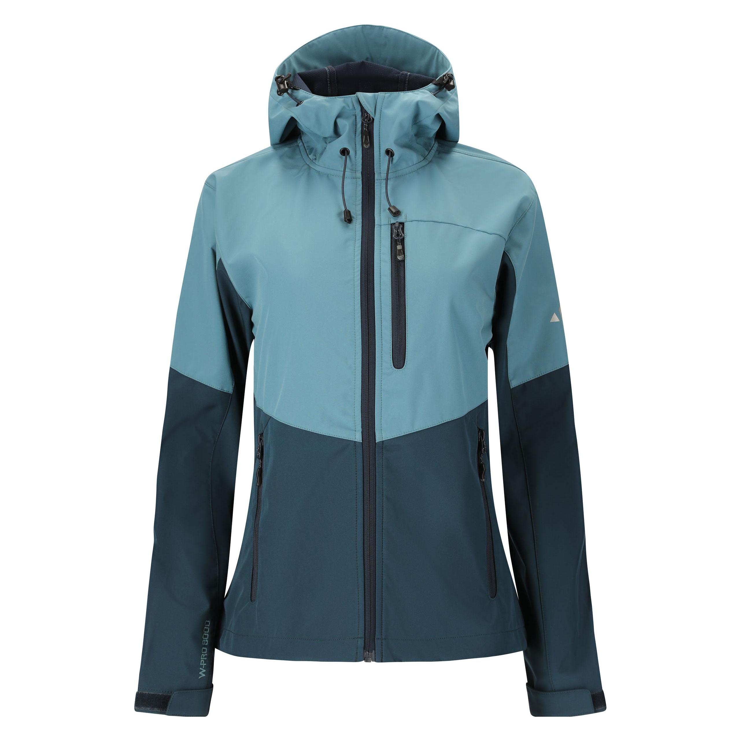 Whistler, Damen, Outdoorjacken, Women's Rosea V2 Softshell Jacket W-Pro 8000 (40, L), Türkis, Blau, L, 40