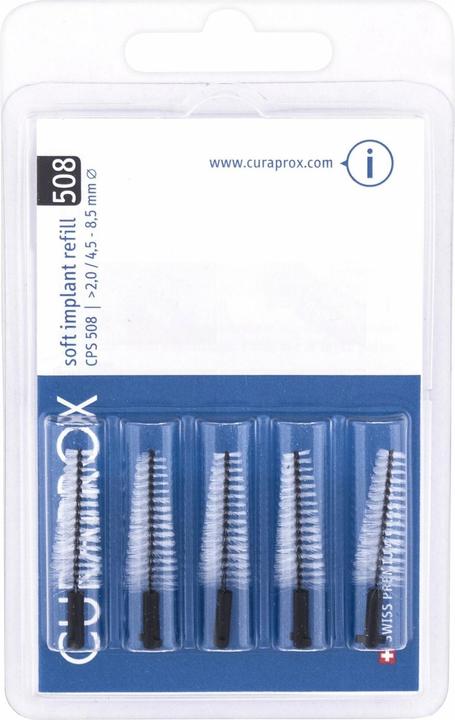 Curaprox CPS 508 Soft Implant Brush black 5 pcs. (5 x)