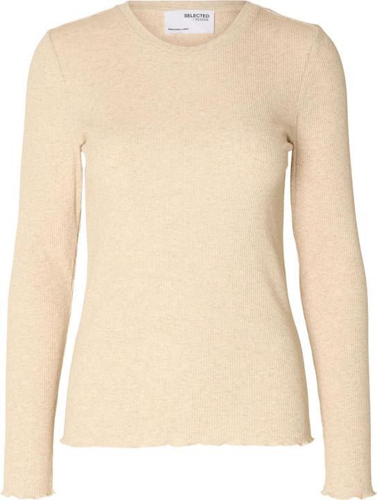 Immagine prodotto Selected Femme Top a coste con maniche lunghe (XL)