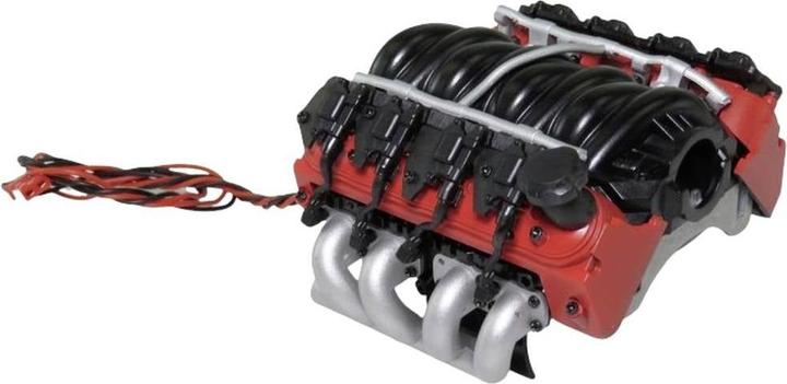 Actual product image Thicon Models 1:14/1:10 V8 engine dummy for 540cc engine