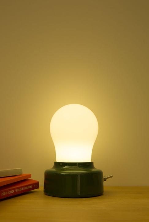 Actual product image Kikkerland Bulb Light