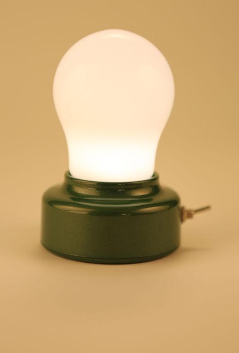 Actual product image Kikkerland Bulb Light