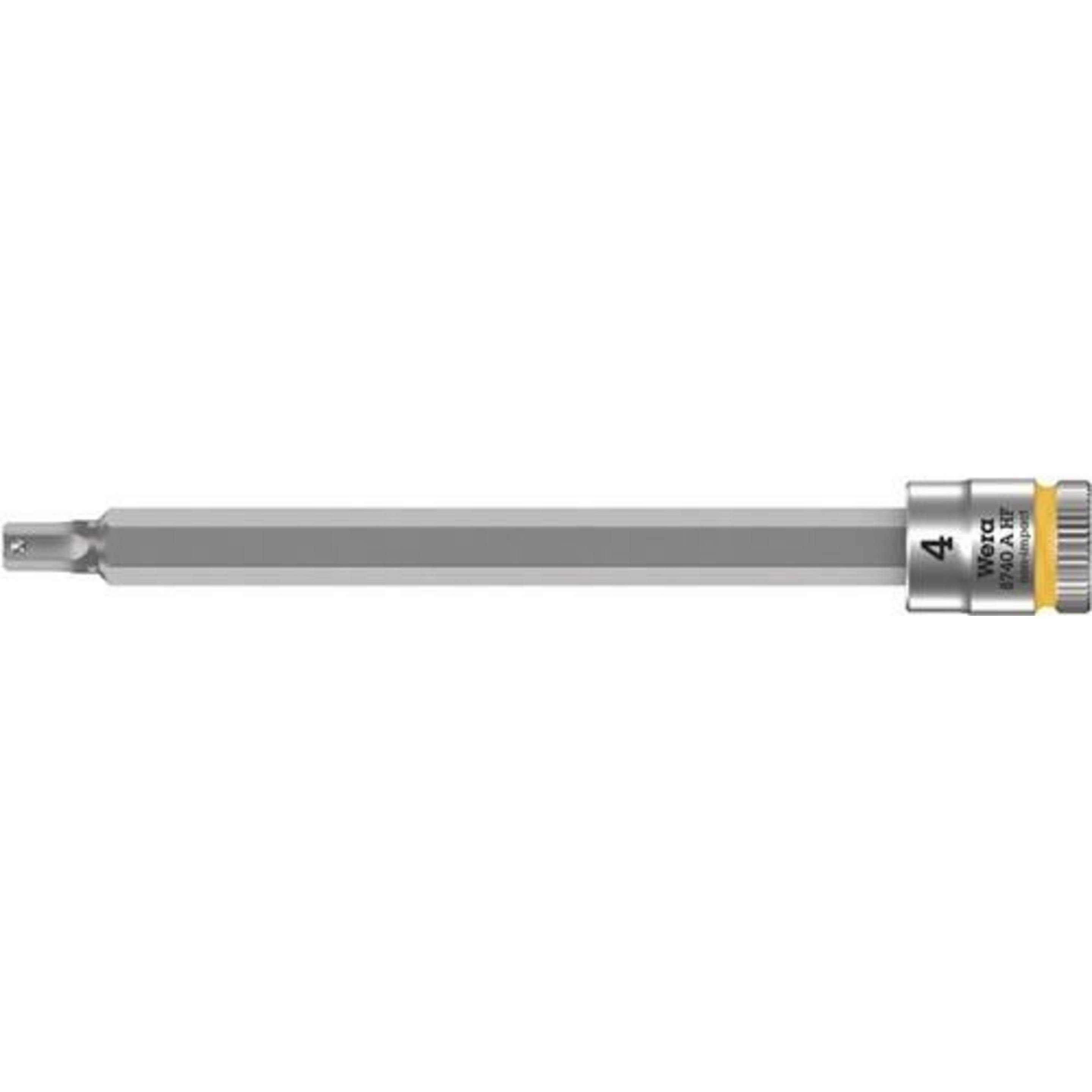 Wera, Steckschlüssel + Stecknuss, 8740 A HF Hex-Plus 4,0 x 100 mm (4 mm)