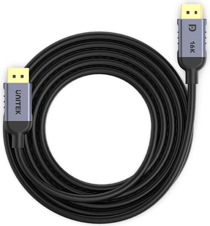 Produktbild Unitek KABEL DISPLAYPORT 2.1 8K@120HZ 1 5M (1.50 m, DisplayPort, 2.2)