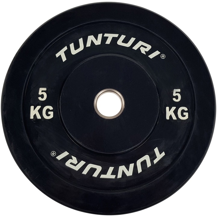 Actual product image Tunturi Bumper Plate Hantelscheiben 50 mm 5 kg (1 x 5 kg)